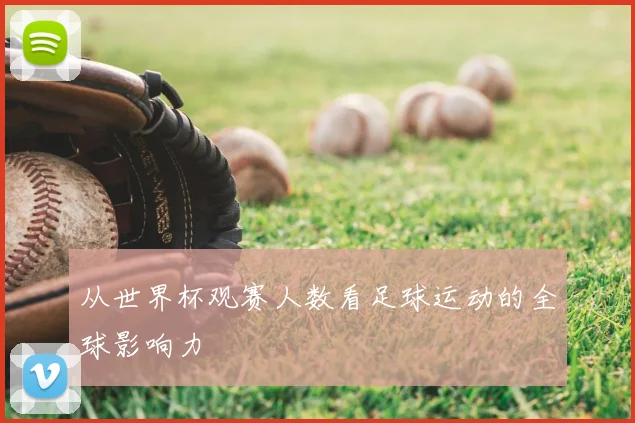 从世界杯观赛人数看足球运动的全球影响力